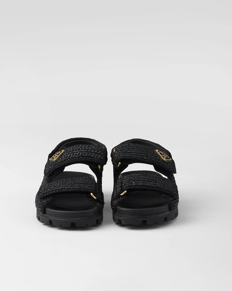 Crochet sandals