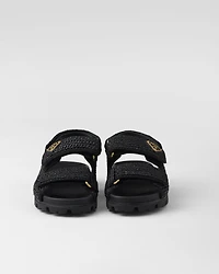 Crochet sandals