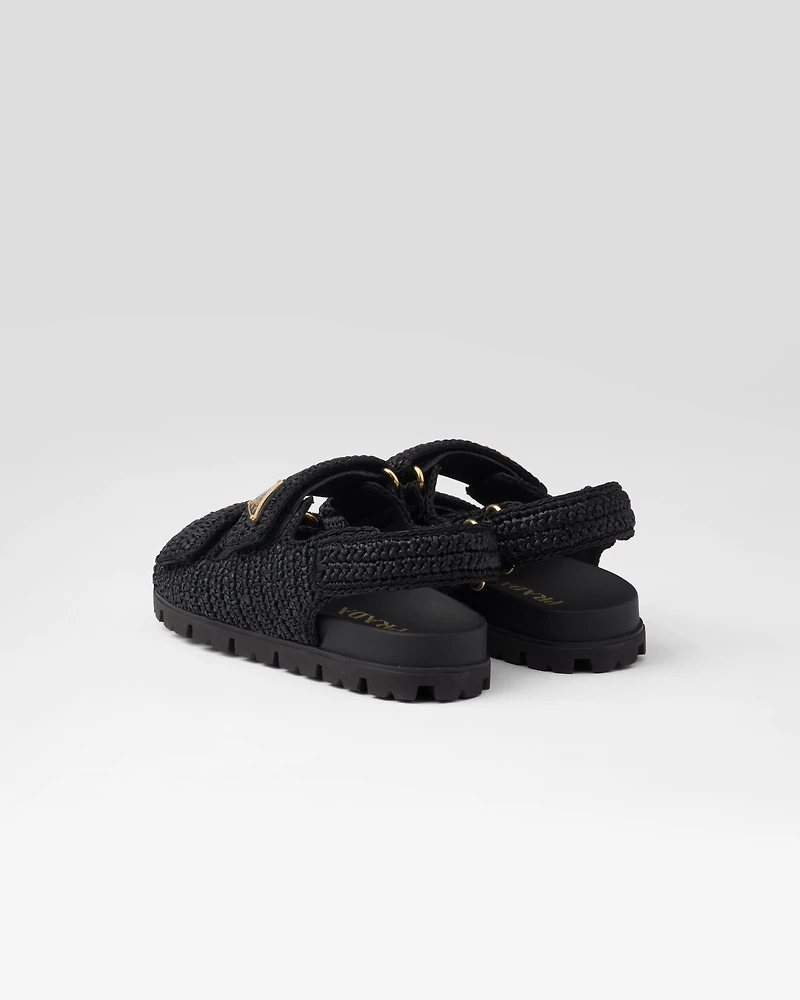 Crochet sandals
