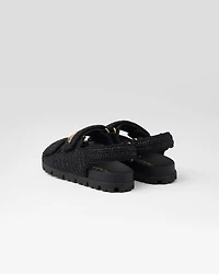 Crochet sandals