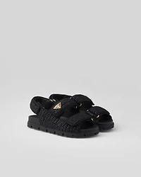 Crochet sandals