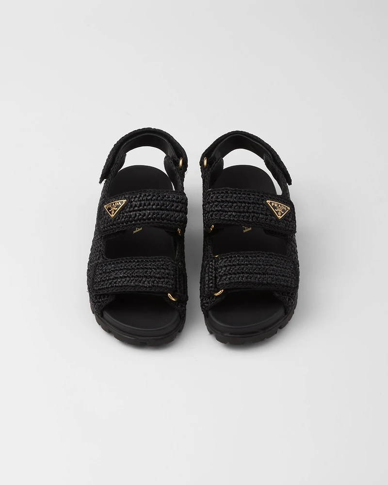 Crochet sandals