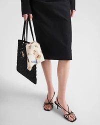Heeled leather sandals
