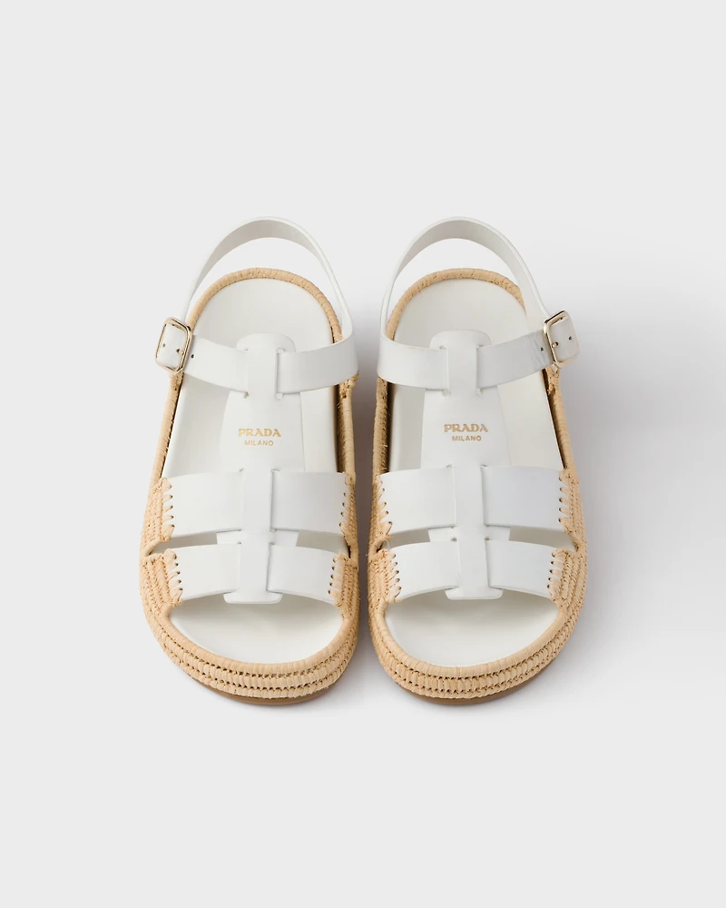 Leather sandals