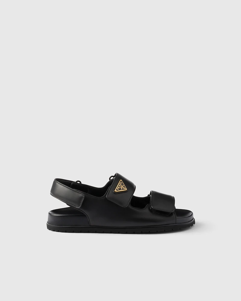 Nappa leather sandals