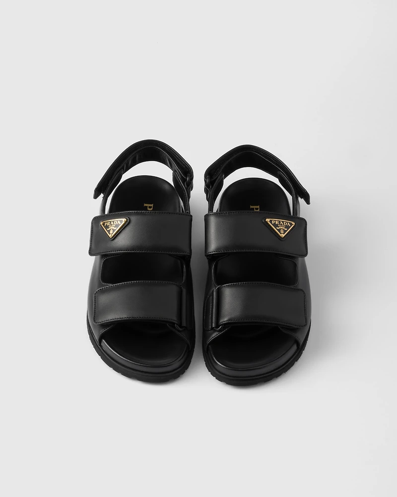 Nappa leather sandals