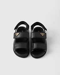 Nappa leather sandals