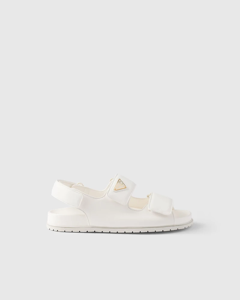 Nappa leather sandals