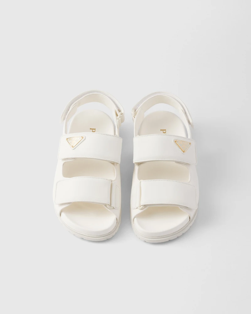 Nappa leather sandals