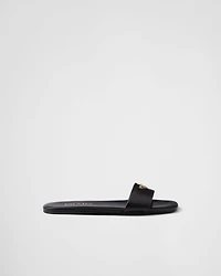 Leather slides
