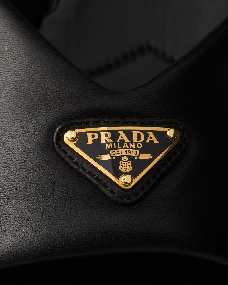 Padded nappa leather sandals