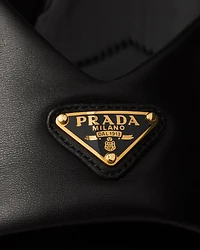 Padded nappa leather sandals