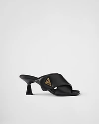 Padded nappa leather sandals