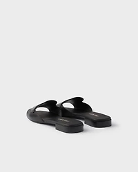 Leather slides