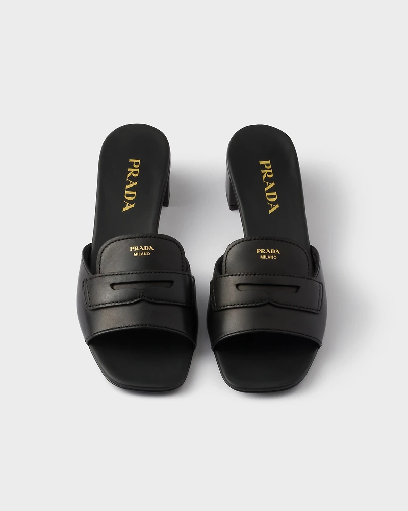 Leather sandals