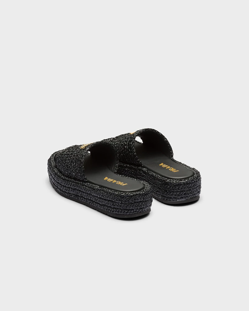 Crochet flatform slides