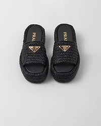 Crochet flatform slides