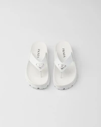 Rubber thong sandals