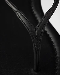 Leather thong sandals