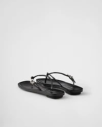 Leather thong sandals