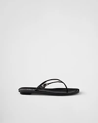 Leather thong sandals