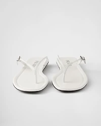 Leather thong sandals