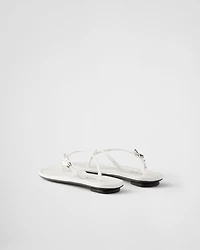 Leather thong sandals