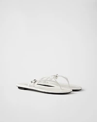 Leather thong sandals
