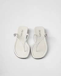Leather thong sandals