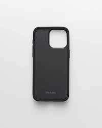 Saffiano leather cover for iPhone 15 Pro Max