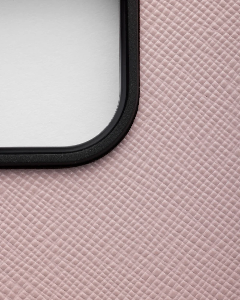 Saffiano leather case for iPhone 16 Pro