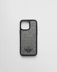 Crystal-studded cover for iPhone 16 Pro Max 