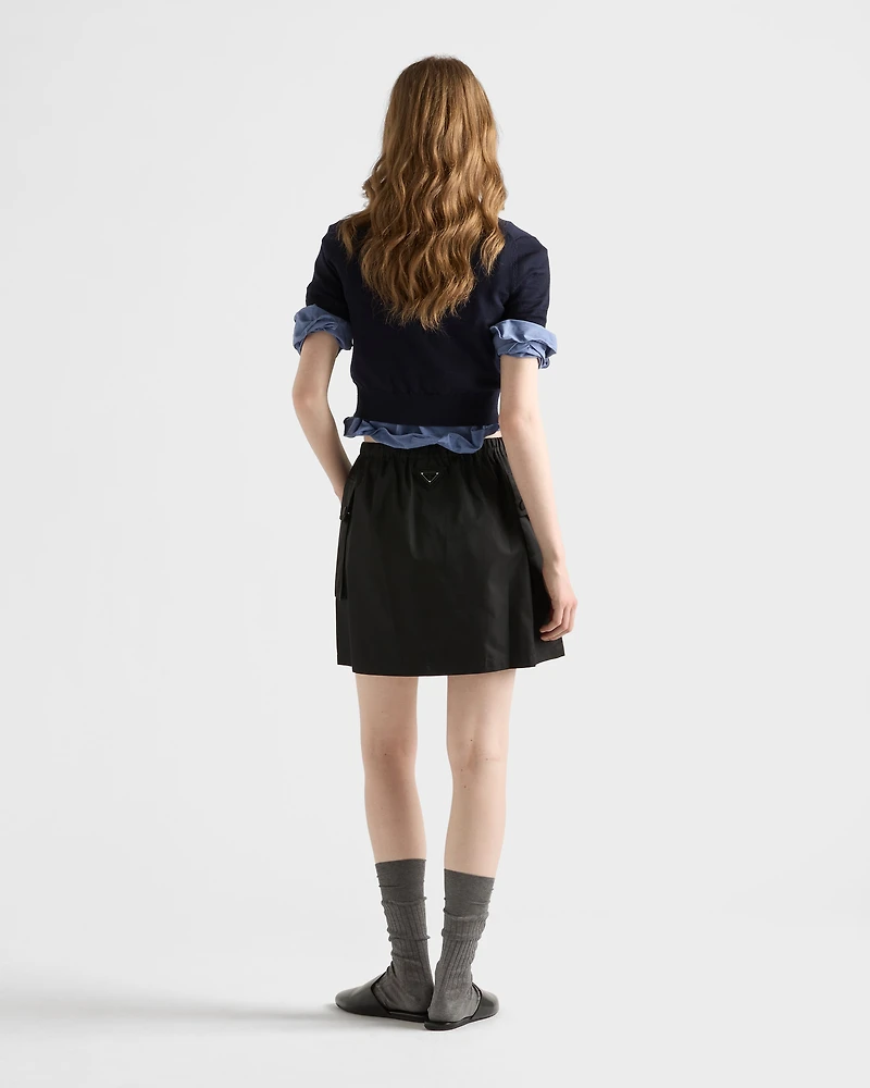 Re-Nylon miniskirt