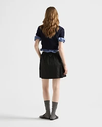 Re-Nylon miniskirt
