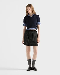 Re-Nylon miniskirt