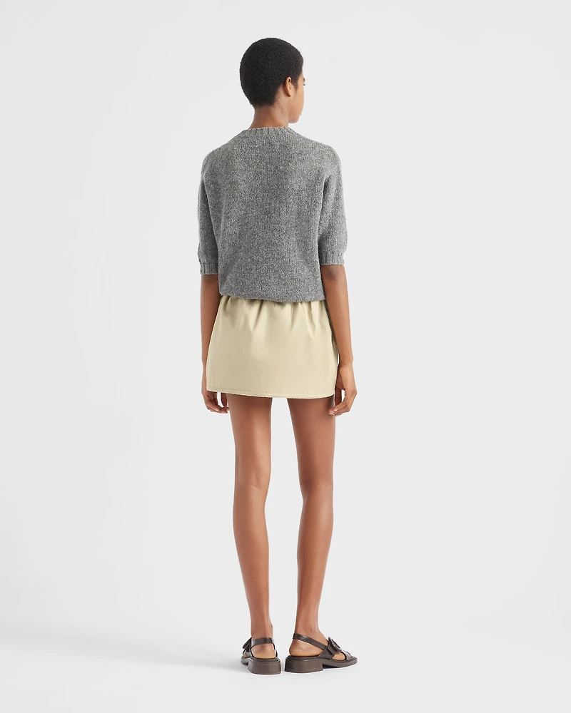 Re-Nylon miniskirt