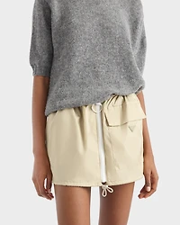 Re-Nylon miniskirt