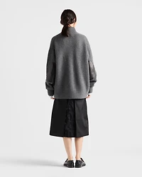 Flared Re-Nylon skirt