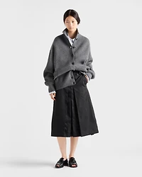 Flared Re-Nylon skirt