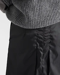 Flared Re-Nylon skirt