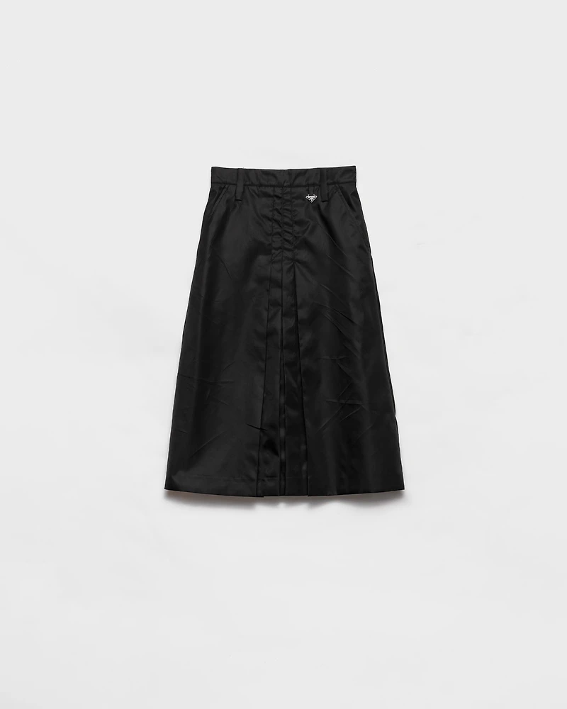 Flared Re-Nylon skirt