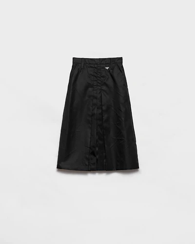 Flared Re-Nylon skirt