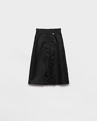 Flared Re-Nylon skirt