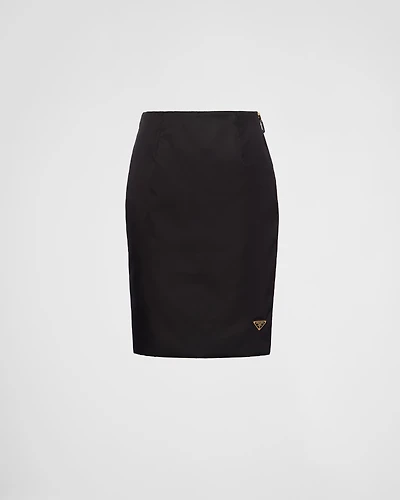 Re-Nylon pencil skirt