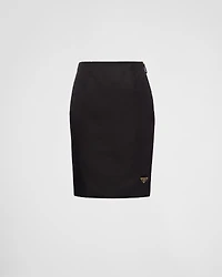 Re-Nylon pencil skirt