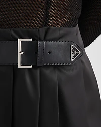 Pleated Re-Nylon skirt