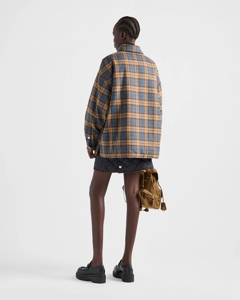 Lightweight Re-Nylon miniskirt