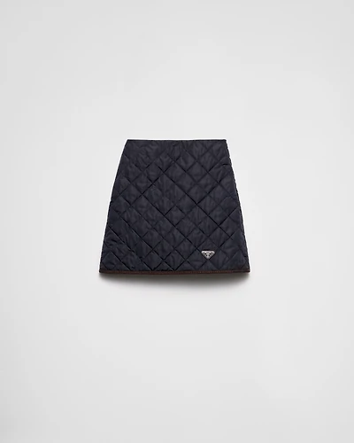 Lightweight Re-Nylon miniskirt