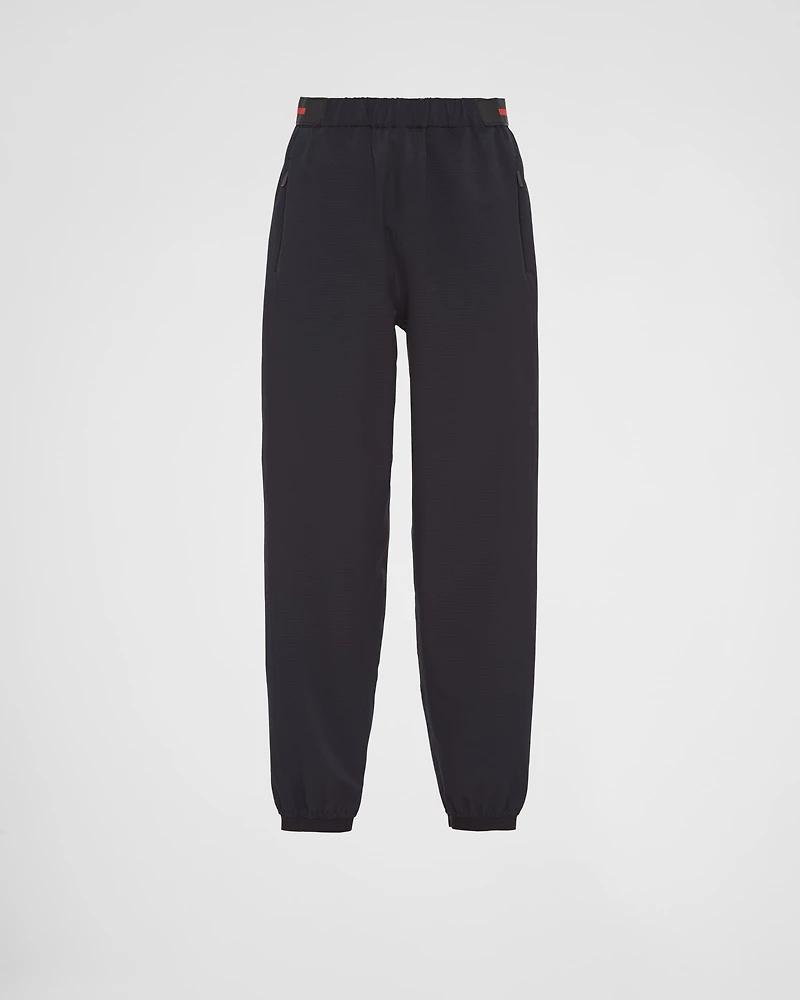 Light Bi-Stretch wide-leg pants