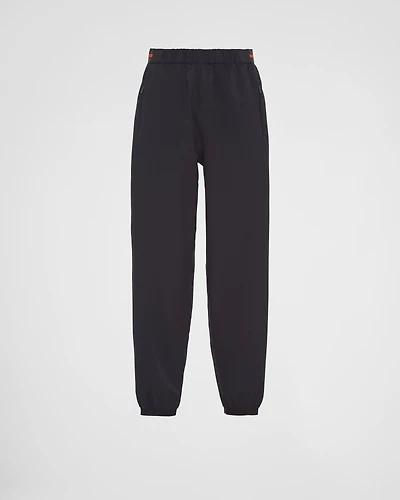 Light Bi-Stretch wide-leg pants